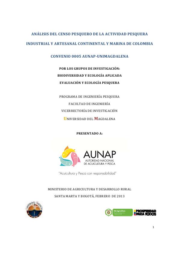 Censo pesquero consolidado